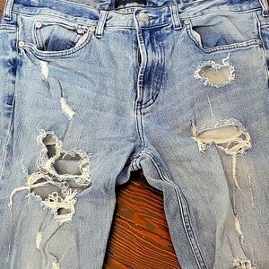 Pac Sun Destroyed Denim Jeans